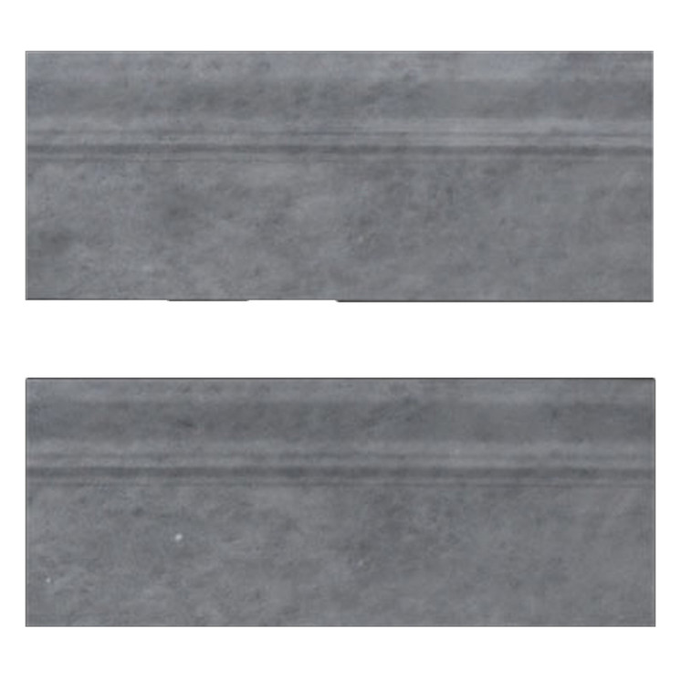 Bardiglio Gray Marble 3/4" Baseboard Molding Polished