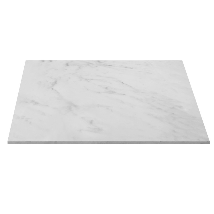 Carrara White Italian Honed Marble 18x36 Tile Sample