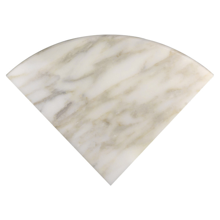 Calacatta Gold Italian Marble Shower Corner Shelf Polished Sample