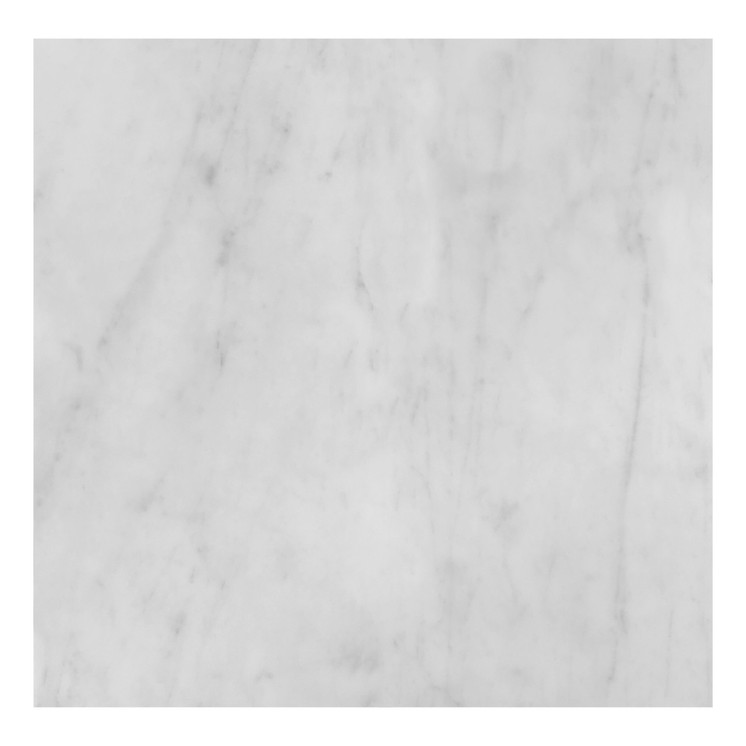 Carrara White Italian Marble 36" x 36" Tile Honed