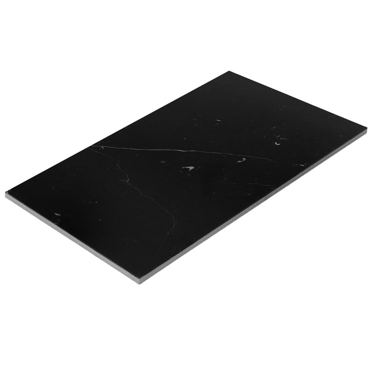 Nero Marquina Black Marble 12x24 Polished Tile