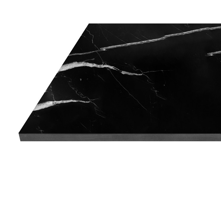 Nero Marquina Black Marble 18x18 Honed Tile