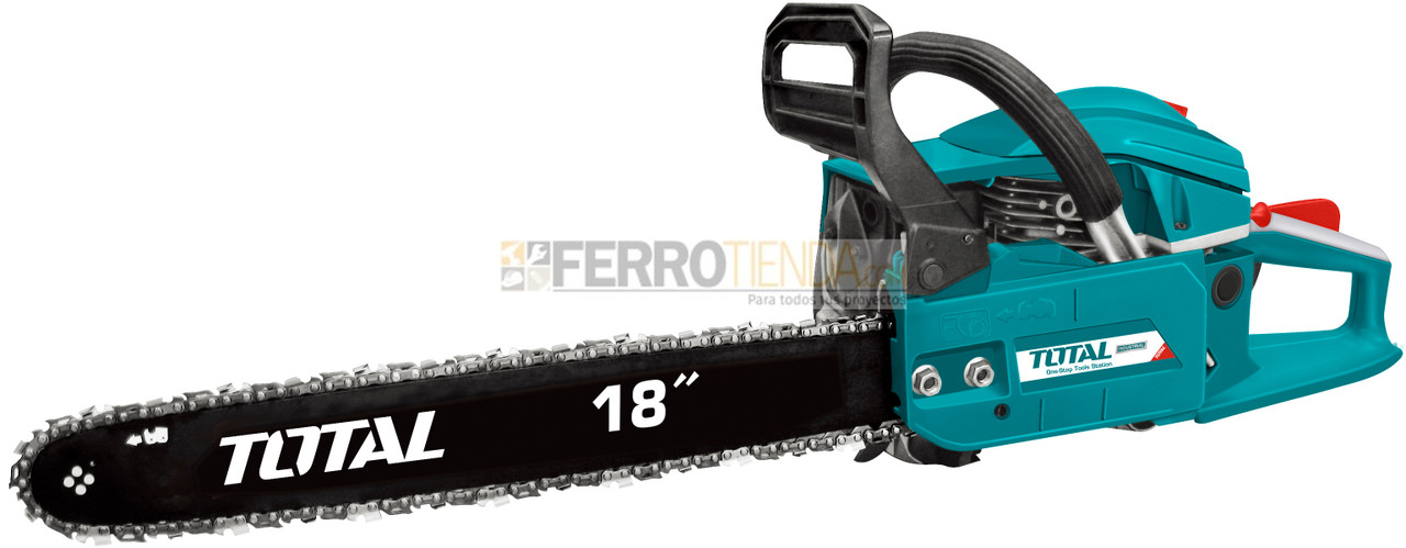 Motosierra a gasolina TOTAL 18'' 2HP 45,2 cc - Ferrotienda.com