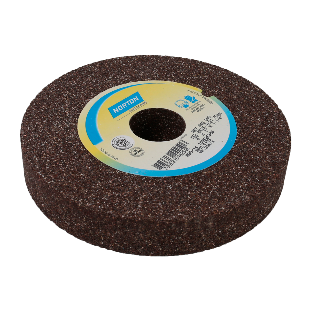 PIEDRA ESMERIL GENERAL 8″ x 1″ A36 QVS – Crisant SRL