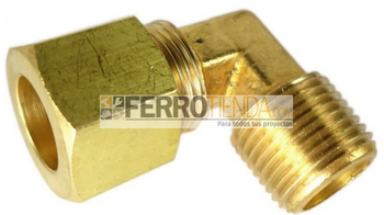 CONECTOR CODO MANGUERA - ROSCA MACHO NPT