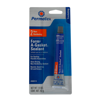 * Secado lento.
* Sellador no endurecedor, diseñado para empaques de sellado de grietas y partes estampadas.
* Permite el desarmado fácil.
* Resiste fluidos comunes y combustibles.
* Use dónde el sellado es más importante que la adhesión.