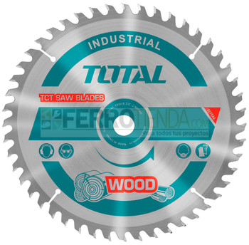 Disco dentado Industrial TOTAL 10'' TCT 60 dientes p/madera