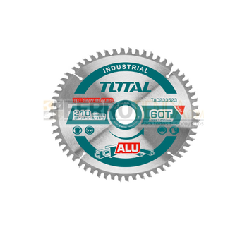 Disco dentado Industrial TOTAL 8 1/4" TCT 60 dientes p/aluminio