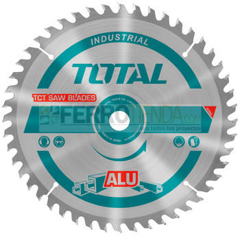 Disco dentado Industrial TOTAL 10" TCT 100 Dientes p/aluminio