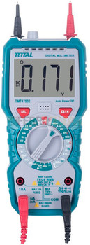 Multimetro Digital TOTAL 600V 600amp detector de tension sin contacto