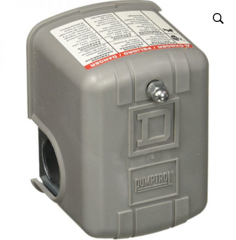 SWITCH DE PRESION 30-50PSI PARA BOMBAS HASTA 2HP SQUARD