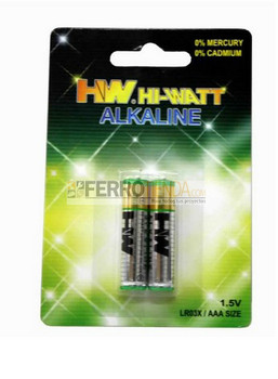 PILA ALKALINA HI-WATT LR03X (B2)-AAA