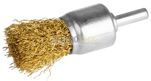 Cepillo de copa TOTAL 1'' p/taladro c/bastago 1/4''