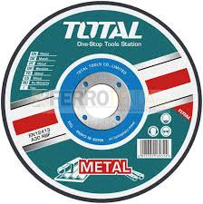 Disco corte metal TOTAL 4 1/2''x1/16''x /8" plano