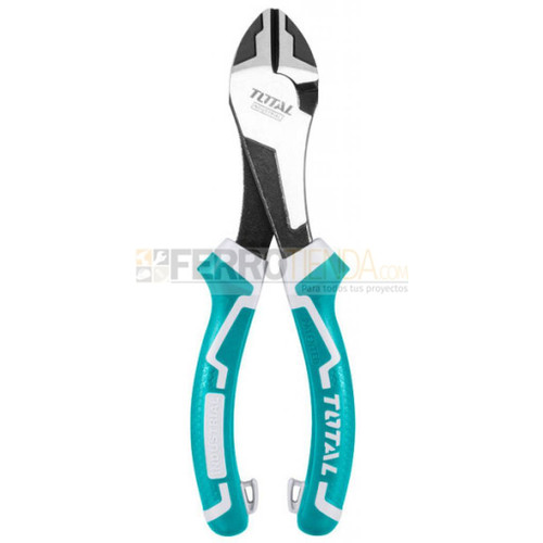 Alicate de corte diagonal Industrial TOTAL 7" alto nivel resistencia