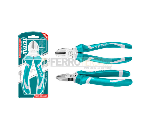 Alicate de Corte Diagonal m/Caucho TOTAL 6''