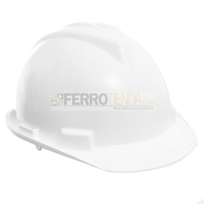 Casco de Seguridad Industrial c/Blanco TOTAL Material ABS c/rachet y barbiquejo normado