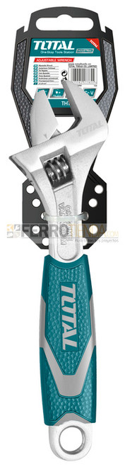 Llave Francesa Industrial Ajustable TOTAL 8'' (200mm)
