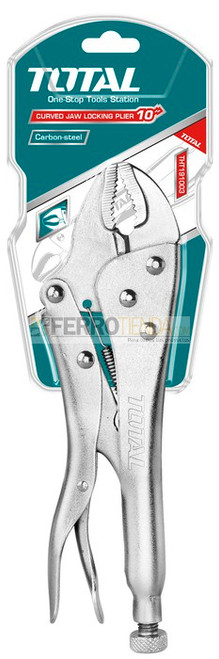 Playo de Presion Mordaza Curva TOTAL 10''