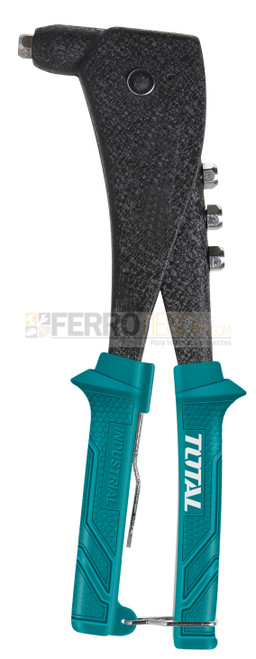 Remachadora Industrial TOTAL 10.5'''' 2,4 ; 3, 2 ; 4; 4,8 mm cuerpo aluminio