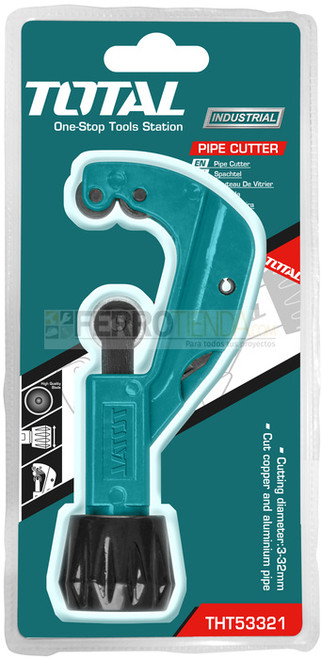 Cortador de cañería Industrial TOTAL 3mm a 32mm