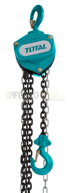 Tecle de cadena Industrial TOTAL 2 Ton uso Pecuario IVA CERO