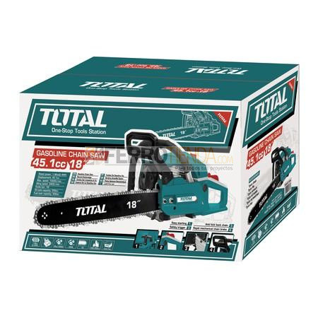 Motosierra a gasolina industrial TOTAL 18'' 2,4 HP 45,8 cc