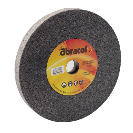 RUEDAS DE ESMERIL 8" X 1" X 1¼" - 200 X 20 X 31.75mm A36 PARA DESBASTE, AFILADO Y RECTIFICADO OXIDO DE ALUMINIO MARRON ( A ) USO GENERAL