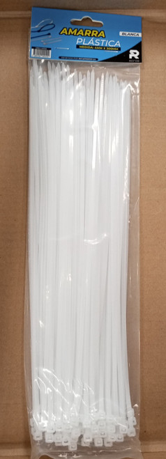 AMARRAS  REFOR  BLANCA 100 UNIDADES