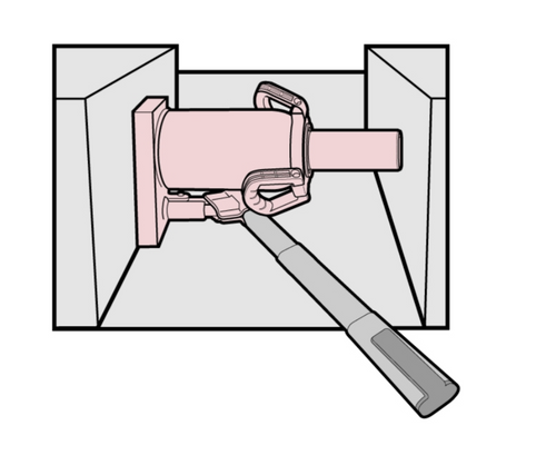 Gata hidráulico MEGA estándar 25 toneladas