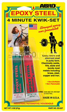 Adhesivo De Acero Epóxico 4 minutos