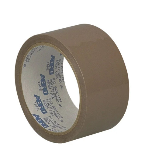 CINTA DE EMBALAJE ABRO CAFE 40 YDS (72) y  80 YDS (54)