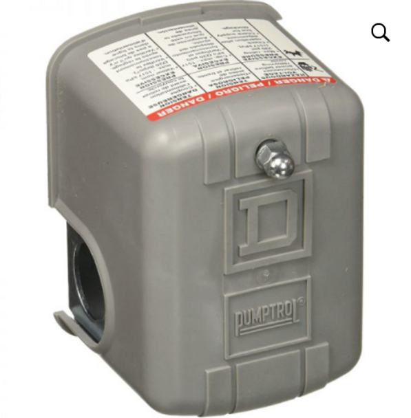 SWITCH DE PRESION 30-50PSI PARA BOMBAS HASTA 2HP SQUARD