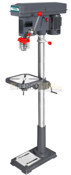 Taladradora de pedestal Industrial TOTAL 1 HP 16 velocidades