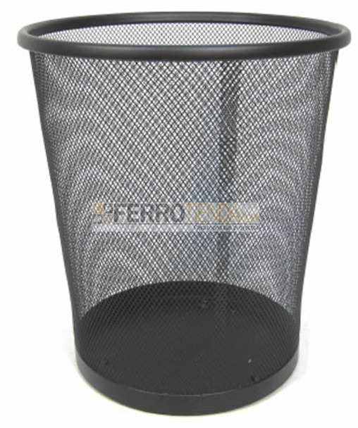 BASURERO METALICO REDONDO 27x30 CM 12 LT 50113