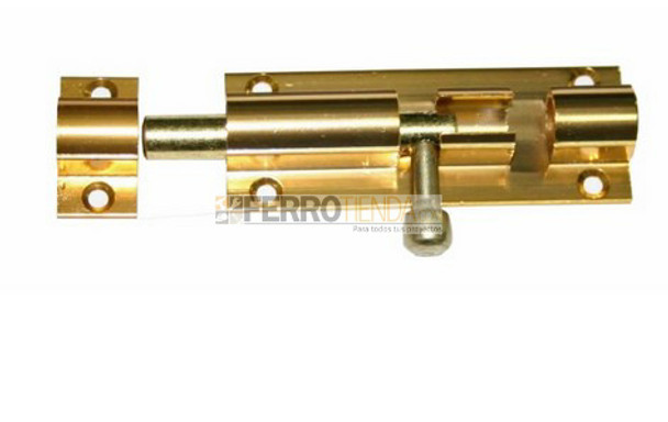 PICAPORTE DORADO SKUT ALUM C/TORNILLO-YY-B007 1.5"