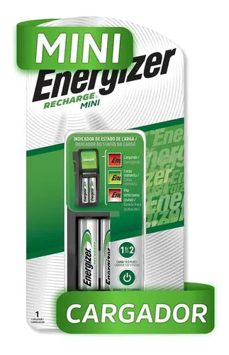 ENERGIZER CARGADOR MINI + 2 PILAS RECARGABLES (6)