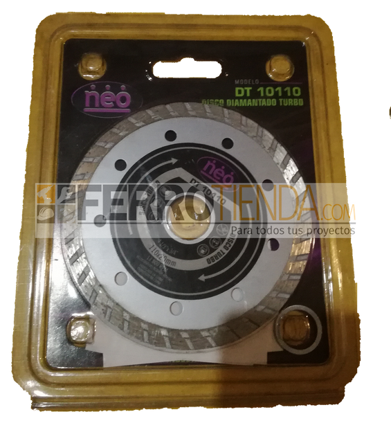Disco corte diamante de 4 1/2   turbo NEO