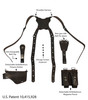 Barsony Leather Multi-Carry Holster System Size 15 - available in Black, Brown, Burgundy or Saddle Tan