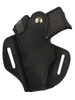 Black Leather Pancake Holster for Kimber Micro 9mm right
