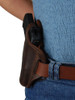 Brown Leather Pancake Holster for Kimber Micro 9mm right