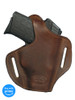 Brown Leather Pancake Holster for Kimber Micro 9mm right