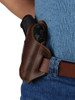 Brown Leather Pancake Holster for Taurus PT 22 25 right