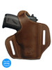 Brown Leather Pancake Holster for Walther PP PPK PPKS right