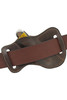 Brown Leather Horizontal Canted Knife Sheath