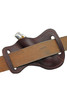 Burgundy Leather Horizontal Canted Knife Sheath