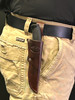 Brown Leather Knife Sheath for Mora Knives