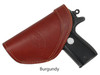 burgundy leather IWB holster