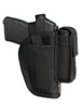 black OWB holster with magazine pouch