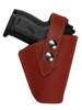 burgundy leather OWB holster